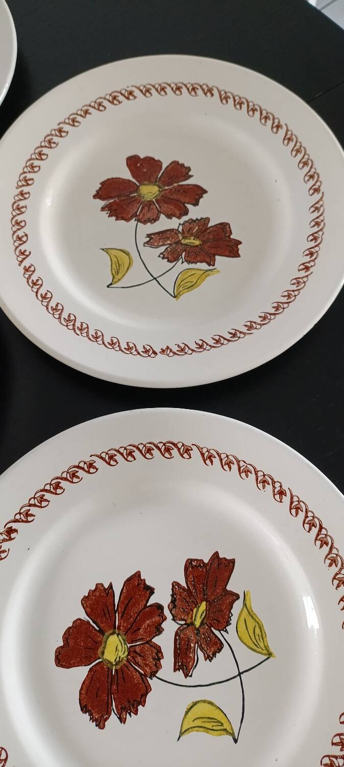 16 assiettes vintages