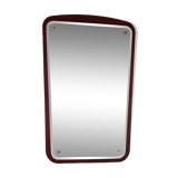 Miroir vintage en teck 1960 danemark