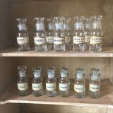 Glass spice jars