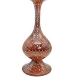 Luxurious Vase in Thuya Wood and Mother-of-Pearl