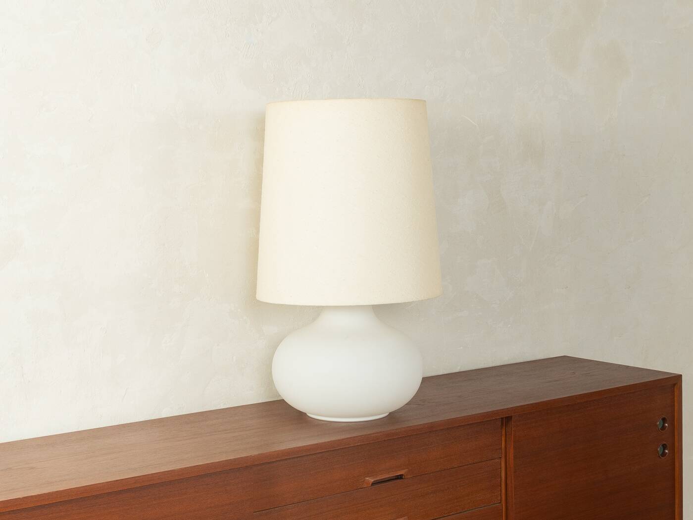 1970s table lamp, Heinz Josef Ohm, Glashütte Limburg, vintage