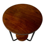 Wooden metal tubular stool