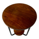 Wooden metal tubular stool