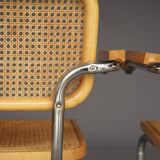 Fauteuils Cesca de Marcel Breuer. Italie, années 1960. Lot de 2