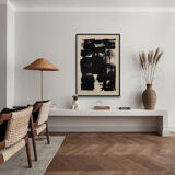 Peinture Abstraite Noire
