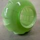 Art deco pendant lamp 'skyscraper' – green opaline