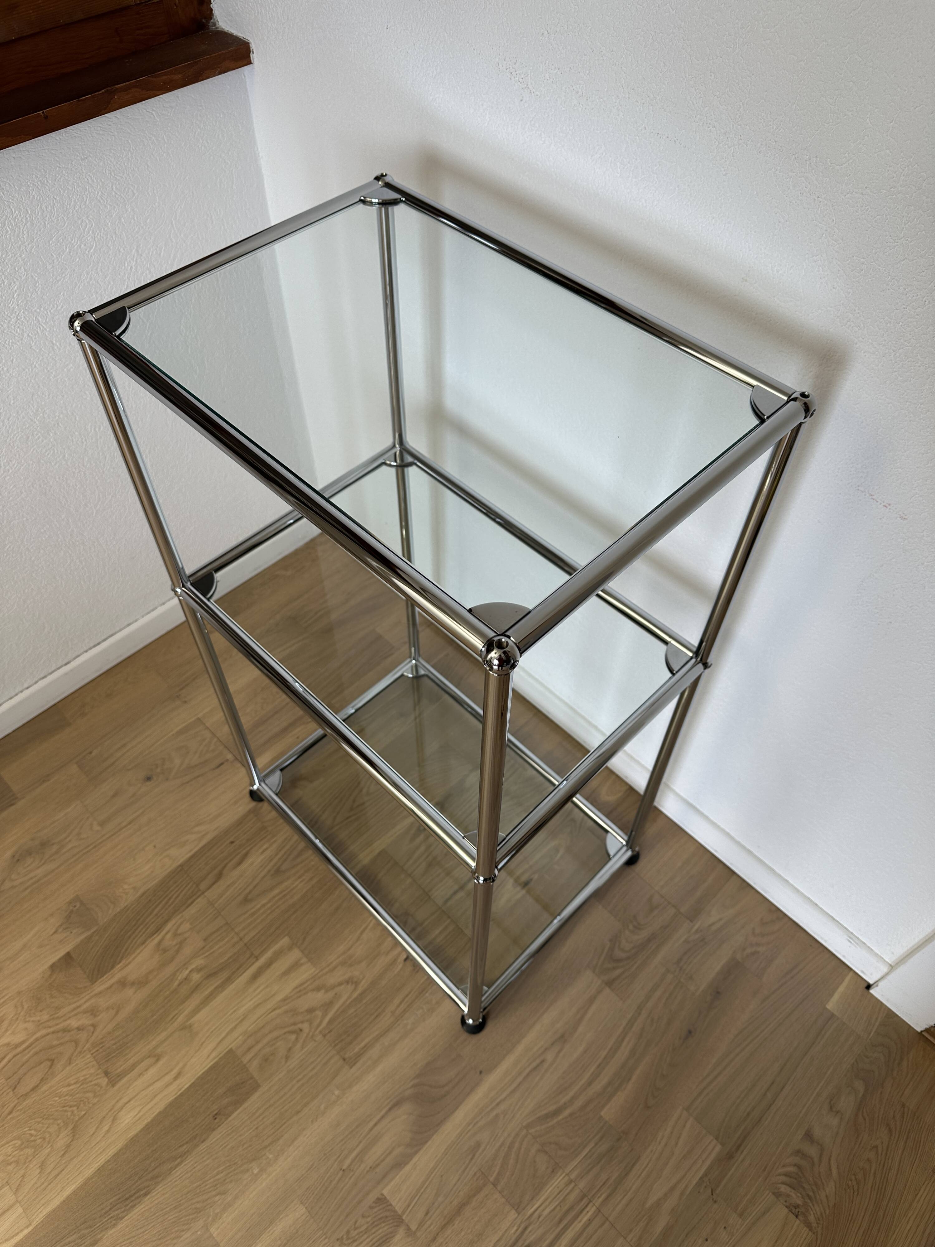 USM Haller glass shelf