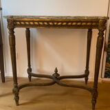 Middle table console marble top