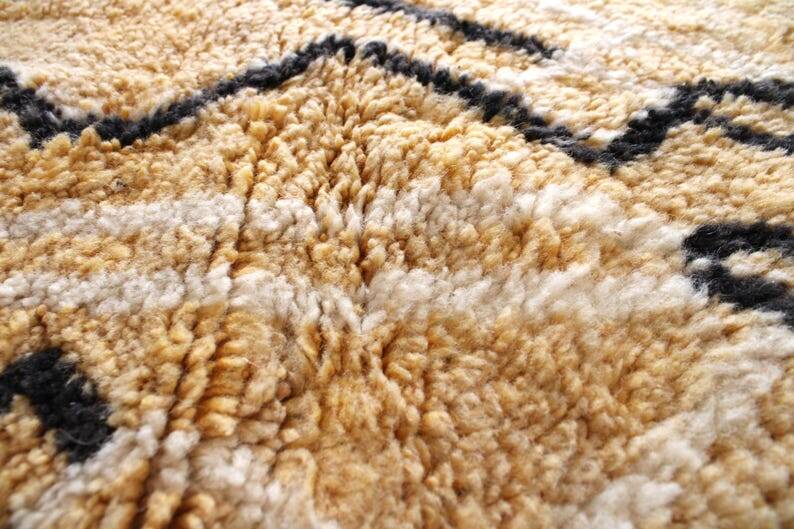 Yellow Berber rug 150/250cm