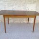 Table extendable scandinavian design teak growing butterfly