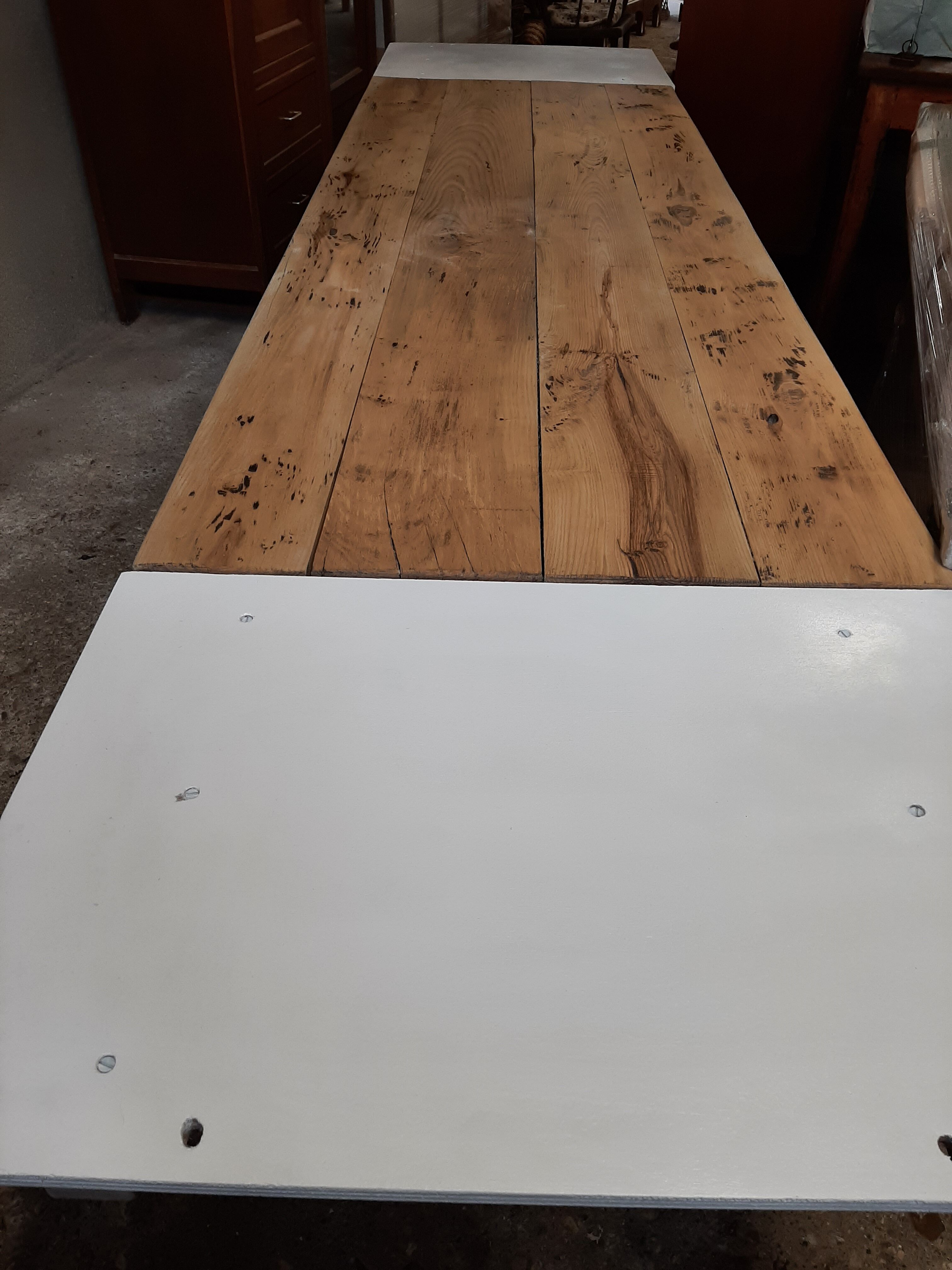 Table de ferme extensible