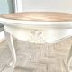 Cherry wood table with marquetry – Louis XV style