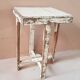 Pedestal table - piece of Square Art Deco sofa in Burmese teak