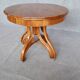 Extending table with vintage bentwood base from the end of the 19th century