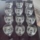 Set of 12 Kristall Krisla Whiskey Glasses Design Taddei Sistini '60