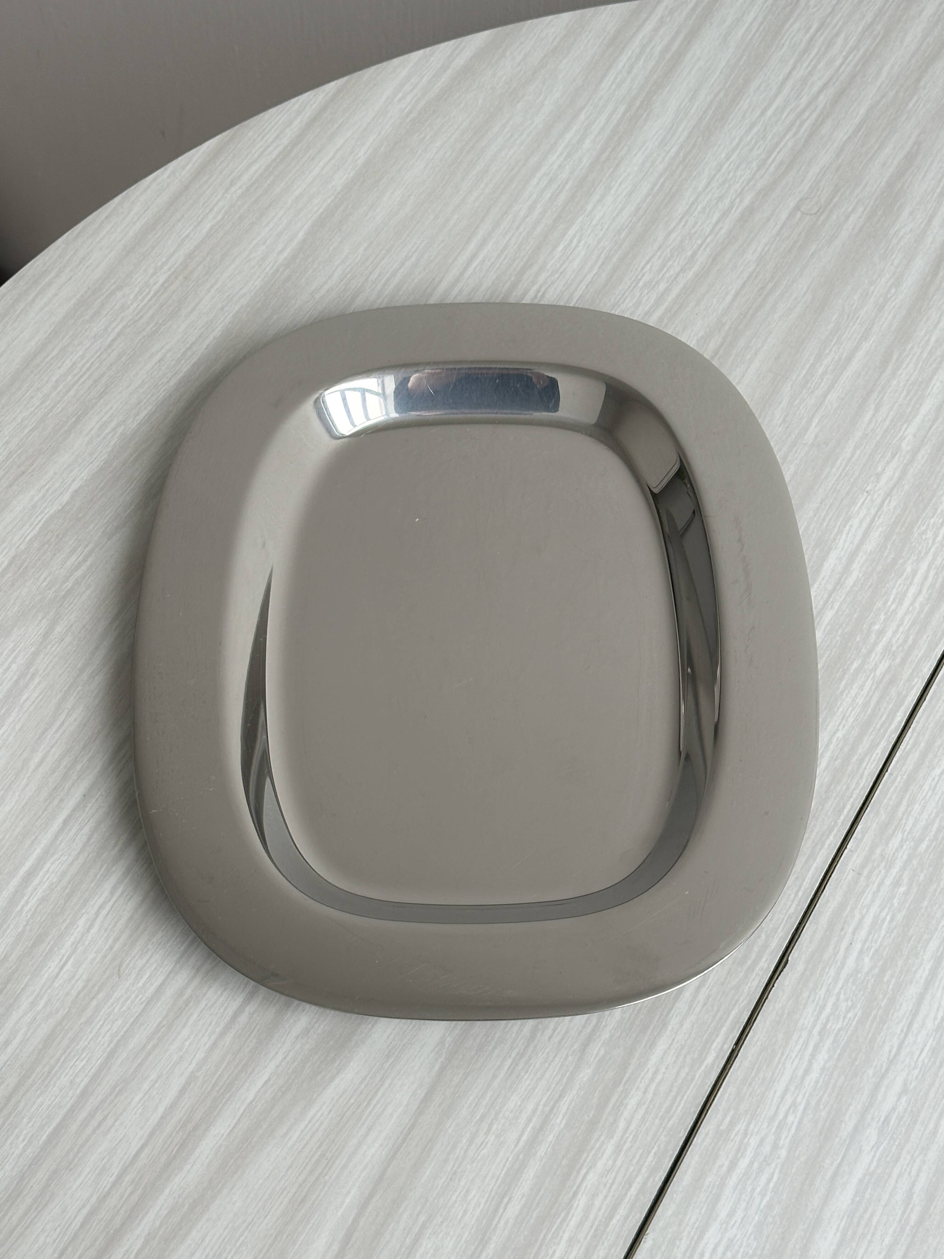 rectangular stainless steel design tray
