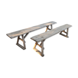 Pair of antique benches