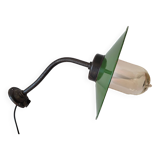 Gooseneck courtyard wall light