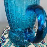 Textured glass decanter