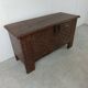 A large flemish 18th century oak chest