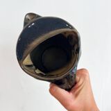 Antique carafe in flamed enamelled ceramic