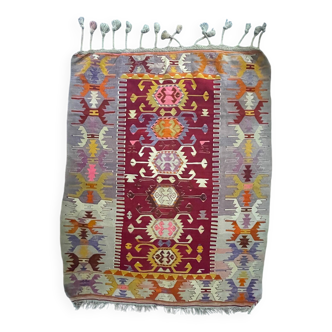 Beautiful old Kilim rug. 19th century. Handmade.