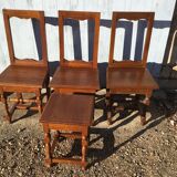 3 chairs lorraine + bench