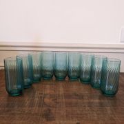 9 orangeade glasses