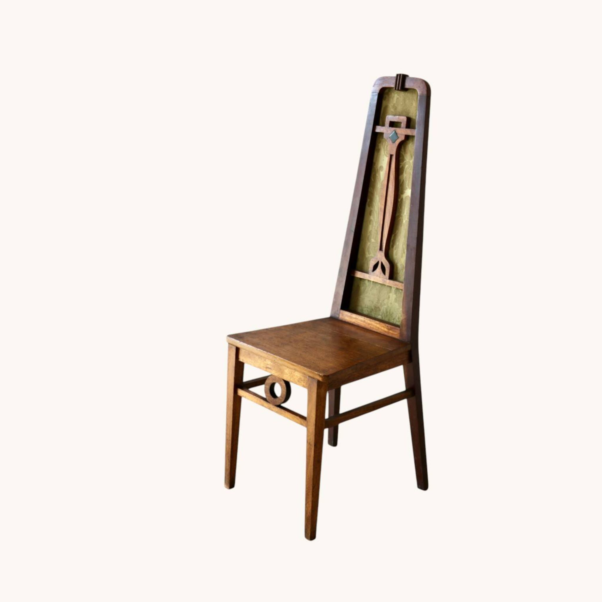 4 Chaises art&craft, Angleterre, fin19eme.