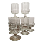 Vintage stemware x8