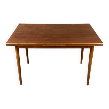 1960s 1970s Teak Dining Table Danish Modern Design Made in Denmark