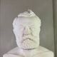 White marble statue bust signed Cassano