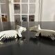 Art deco animal knife holder