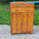 Parisian sideboard 2 doors 2 drawers at support height in oak