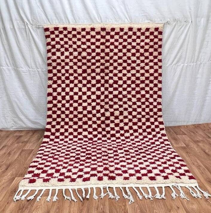 Moroccan rug in pure wool 3 x 2 m