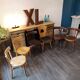 Series of 6 Bistro chairs dismatched Baumann and Fischel