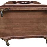 60s Mahogany Rolling Serving Trolley