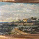 French landscape dated 1922