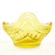 Art Deco jardiniere, lemon crystal, designed by R. Hlousek, Moser, Czechoslovakia, 1930s