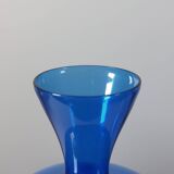 Vintage mid-century trio of handcrafted glass vases from Lauscha, Thuringia.