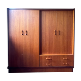 Large teak wardrobe 60s