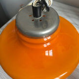 Plafonnier en verre des années 1970