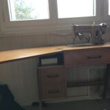 Bureau machine à coudre singer