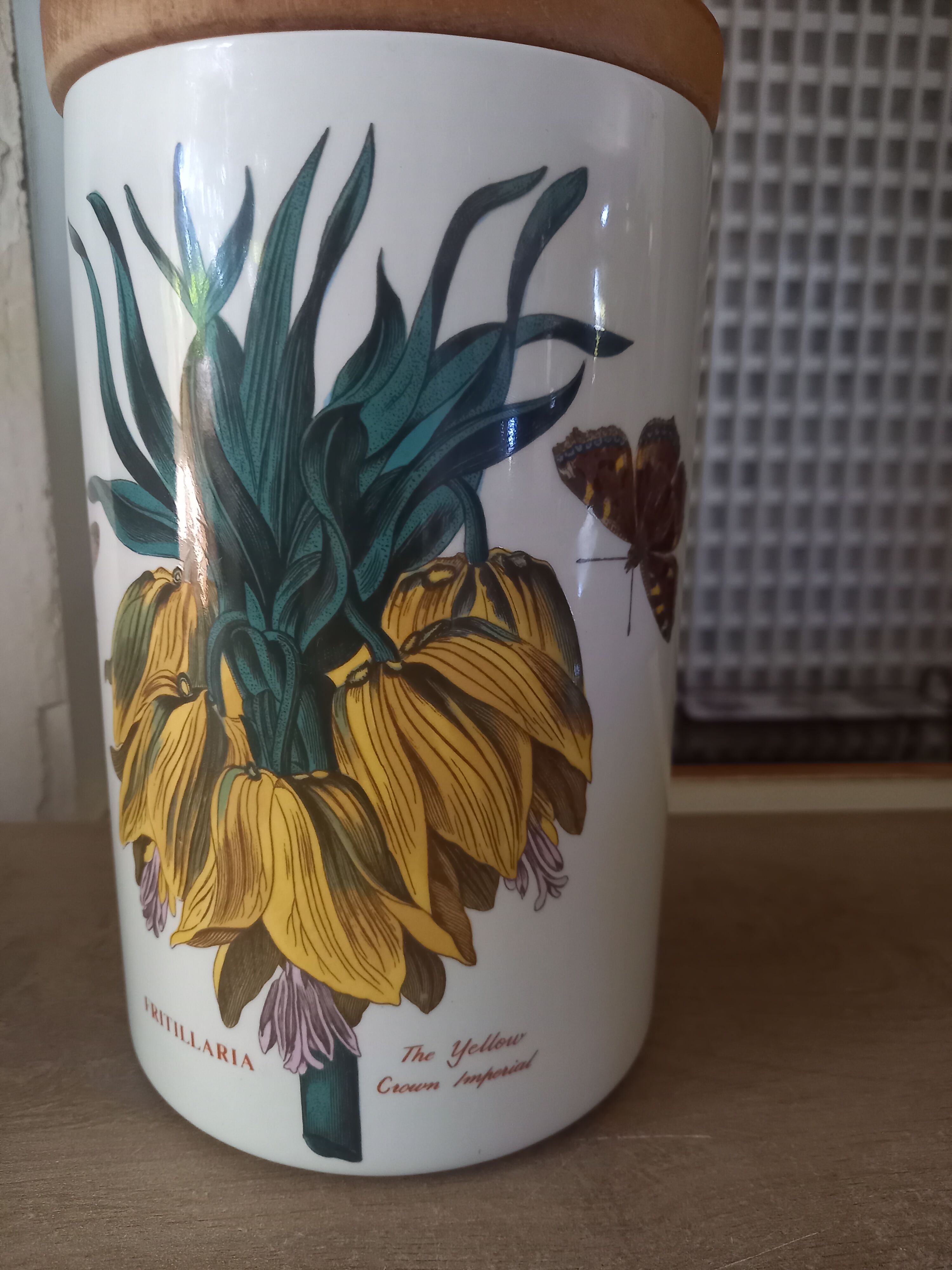 Pair of pots Portmeirion vintage English earthenware
