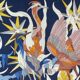Birds tapestry at dusk by Jane Larroque