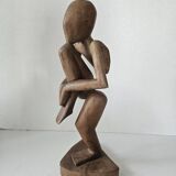 Wooden sculpture / statuette Zen character Yoga position