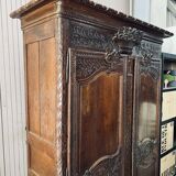 Norman wedding cabinet in oak eighteenth century