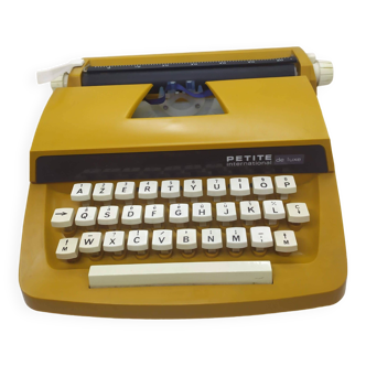 Machine à écrire vintage Petite International de luxe