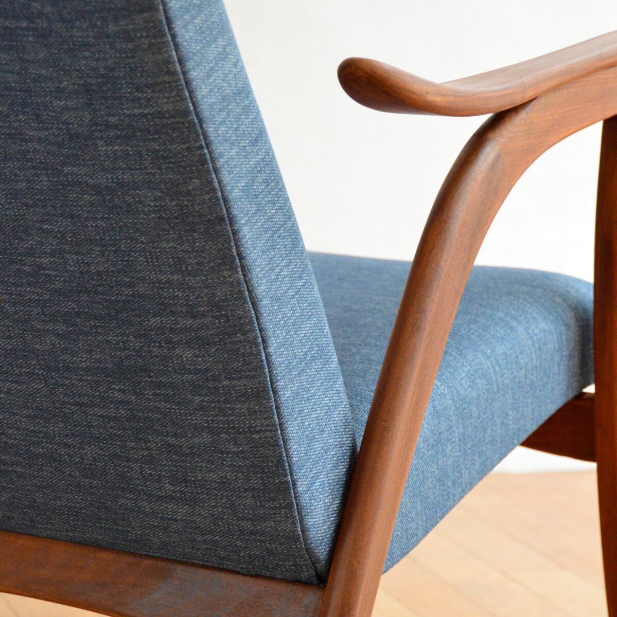 Dutch armchair Scandinavian years 60 vintage teak