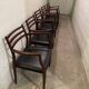 5 Scandinavian armchairs Niels o Møllers Møbelfabrik model 62